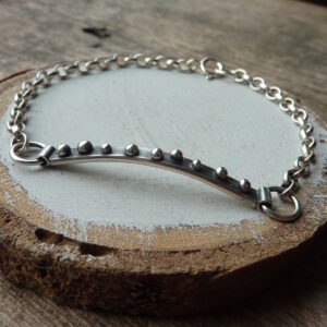 Handmade Silver Night Sky Bracelet
