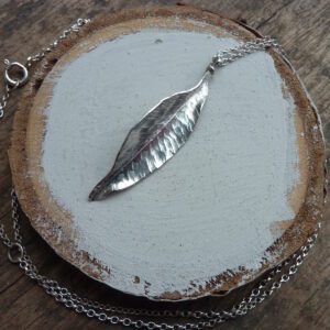 Handmade Silver Textured Pendant